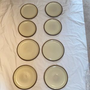 Vintage Cinnamon Denby lunch and dinner plates